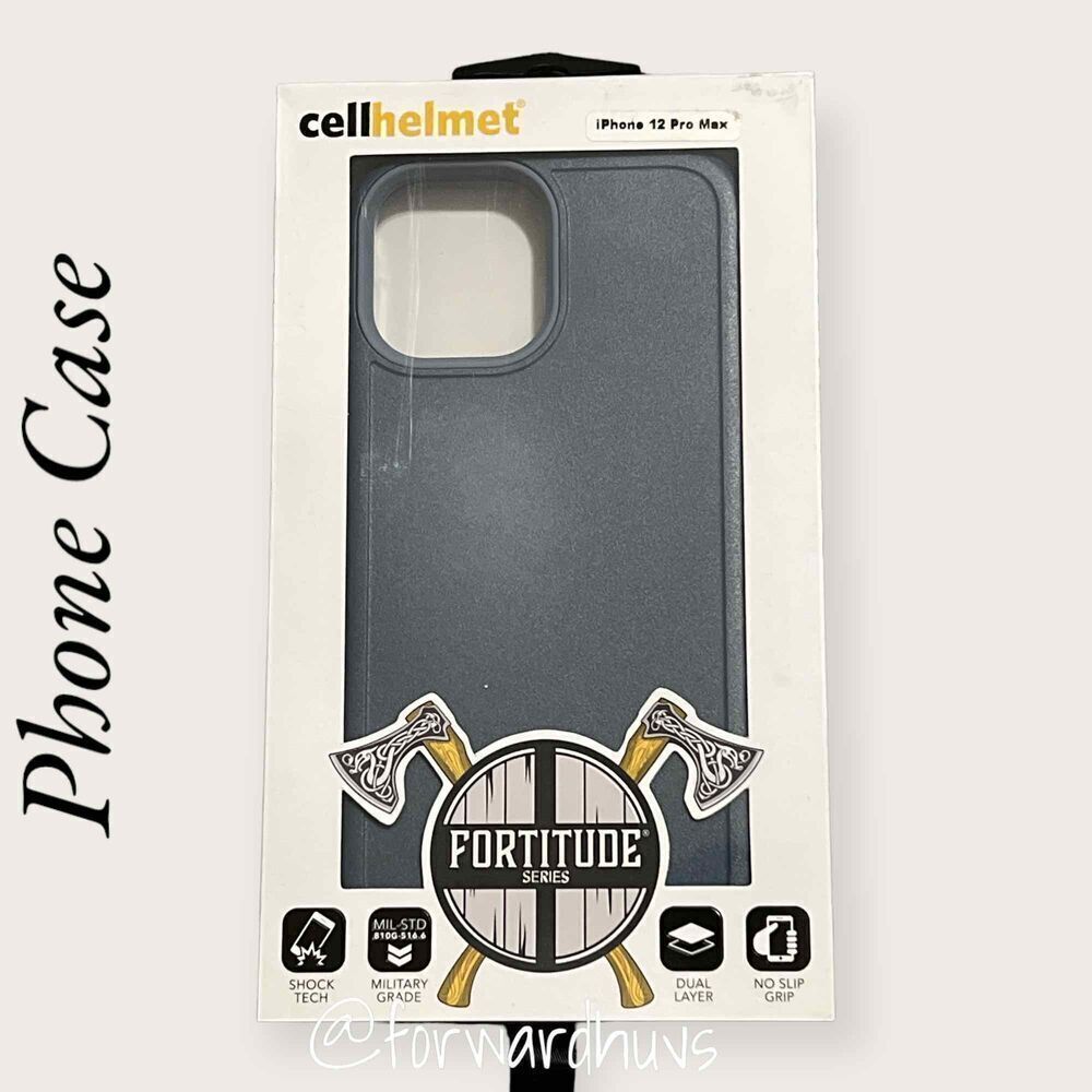 Cellhelmet Fortitude Series for iPhone 12 Pro Max Slate Blue - NEW